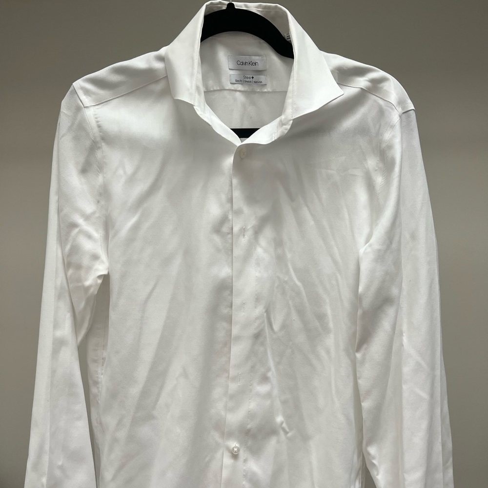 Calvin Klein mens dress shirt excellent used condition